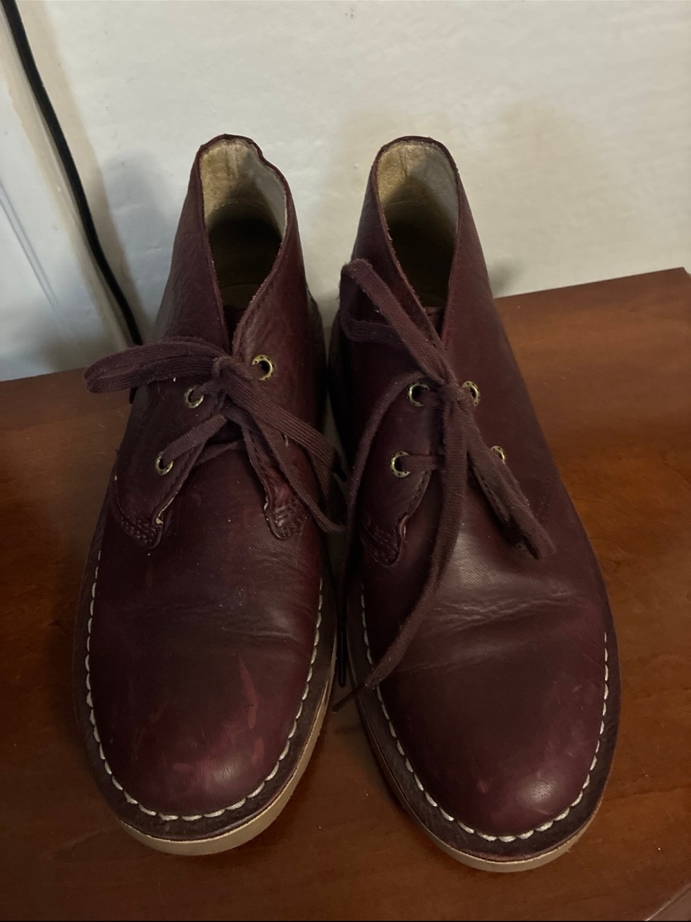 Woman’s Burgundy Leather Ankle  Boots - Classic Lace-Up Style L.L. Bean
